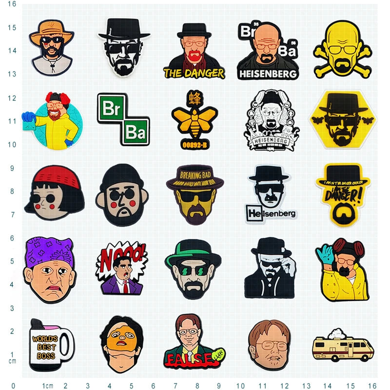 14PCS Breaking Bad Decoration Charms