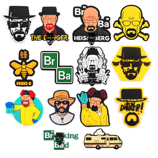 14PCS Breaking Bad Decoration Charms