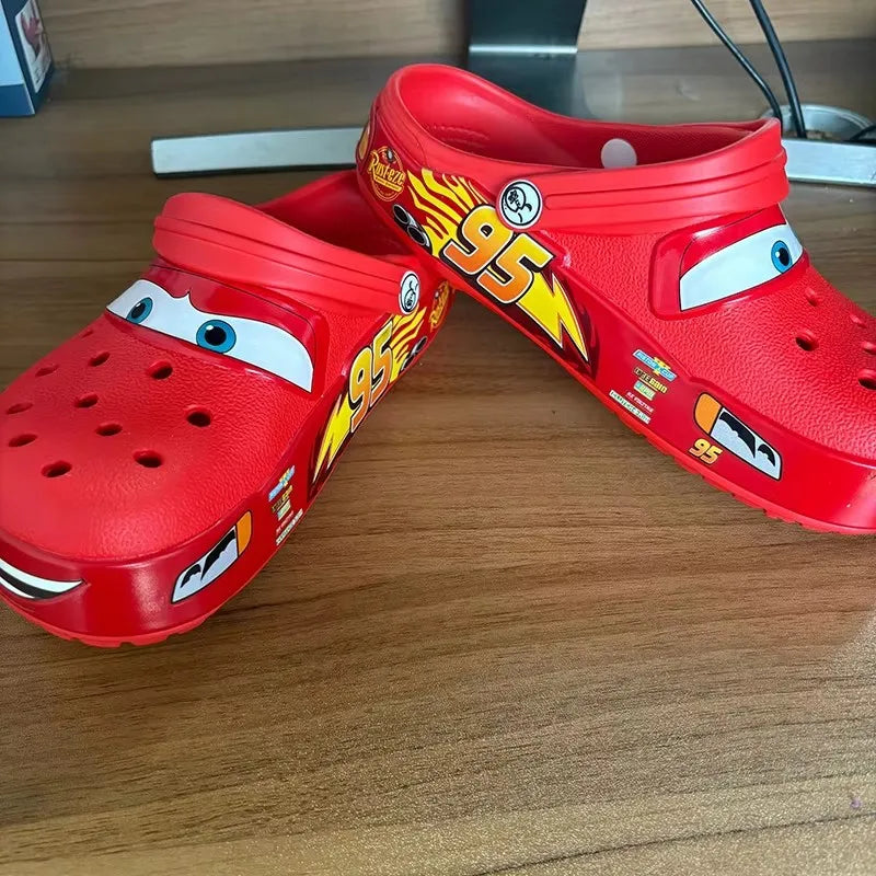 🚗✨ Lightning McQueen Crocs – Comfort and Fun for All Ages! ✨🚗