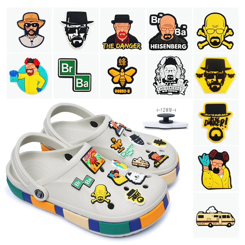 14PCS Breaking Bad Decoration Charms